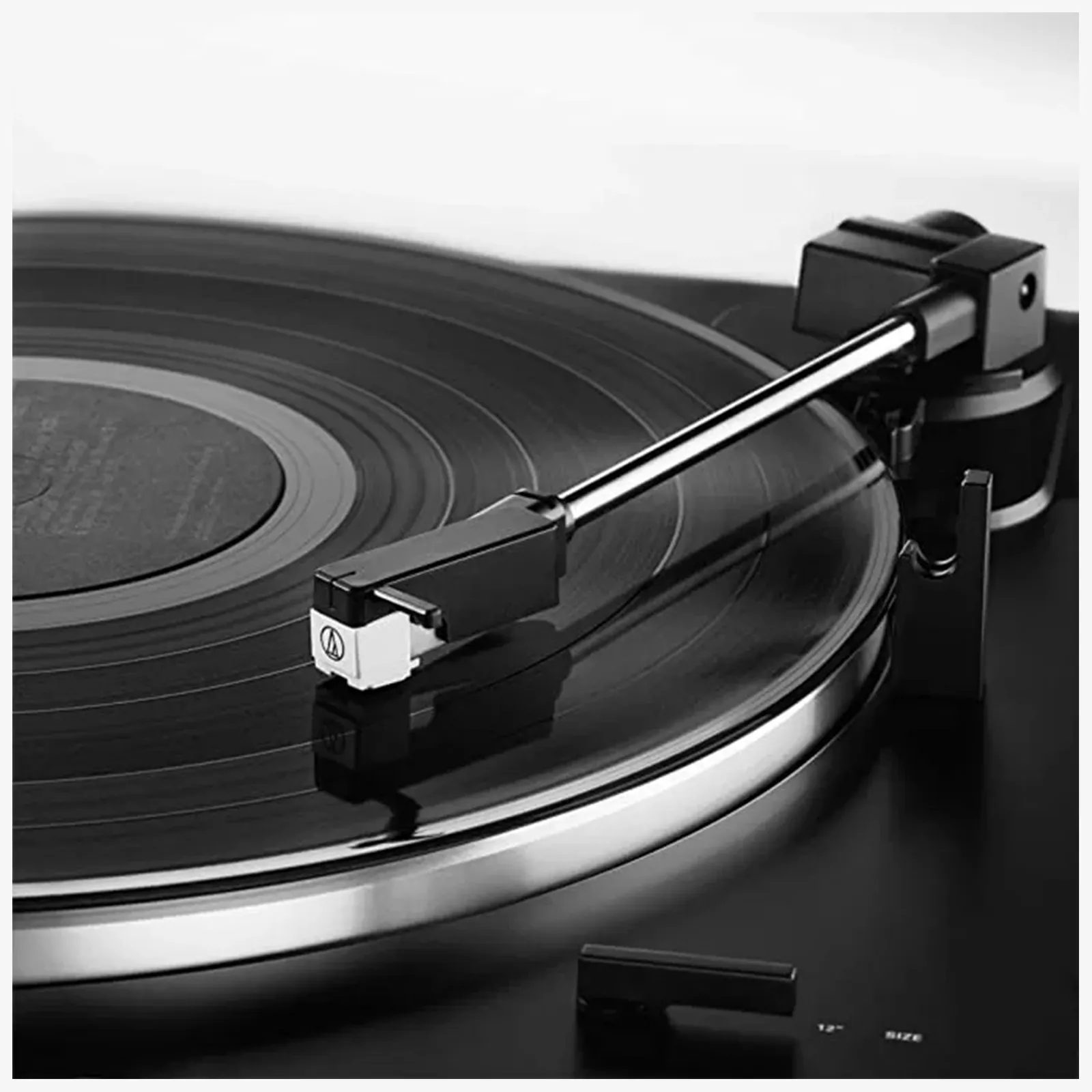 Audio-Technica - AT-LP60XBT-BK Fully Automatic Bluetooth Belt-Drive Stereo Turntable, Black Audio-Technica - AT-LP60XBT-BK Fully Automatic Bluetooth Belt-Drive Stereo Turntable, Black