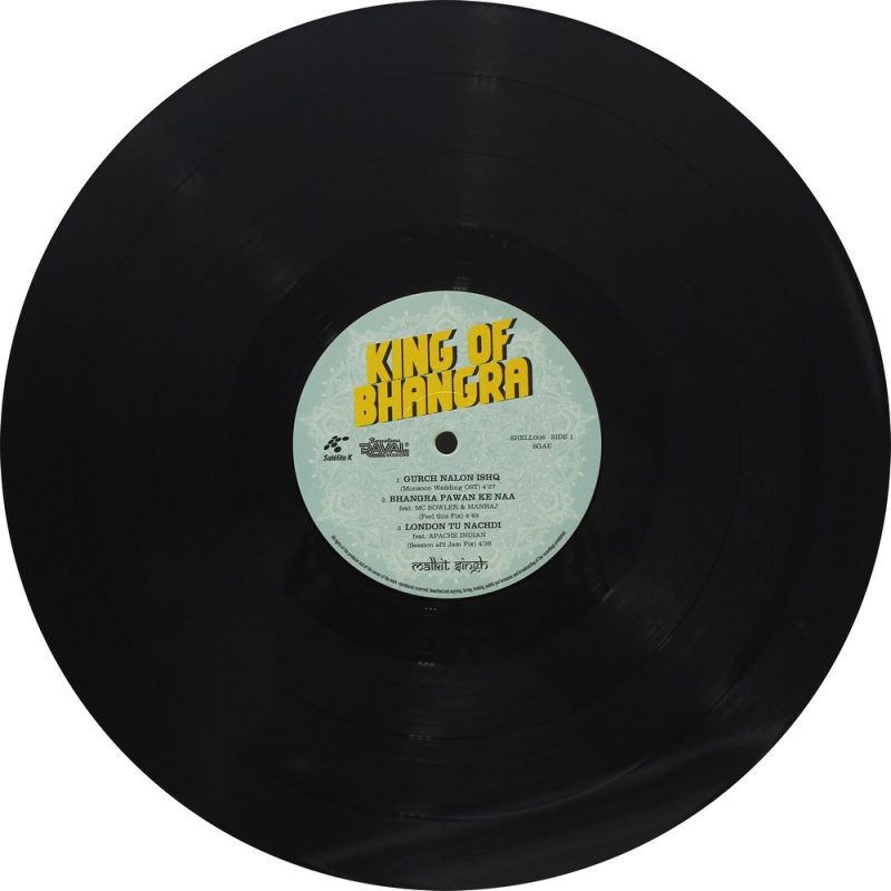 Malkit Singh– King Of Bhangra - SHELL006 - New Release Hindi LP Vinyl-2