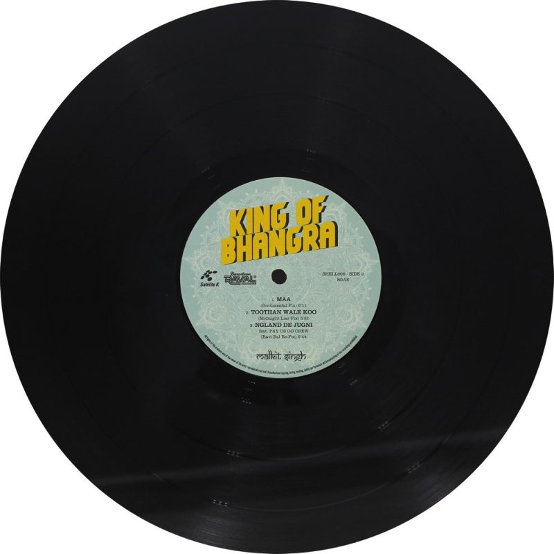 Malkit Singh– King Of Bhangra - SHELL006 - New Release Hindi LP Vinyl-3