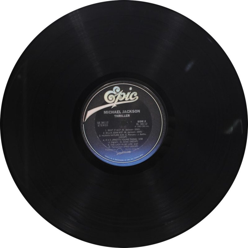 Michael Jackson - EPIC 10051 - (85-90%) - English LP Vinyl Record-3