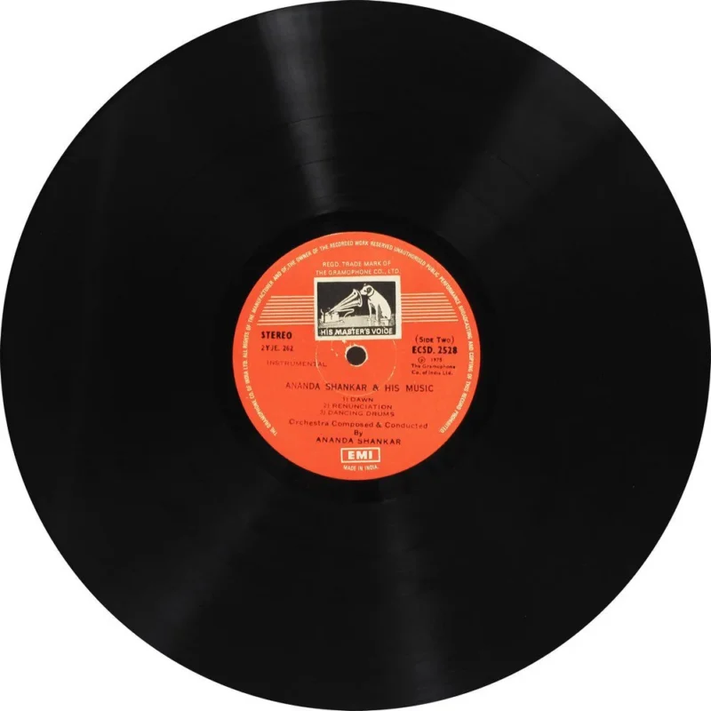 Ananda Shankar And His Music - ECSD 2528 - (85-90%) - CR - Indian Classical Instrumental LP Vinyl