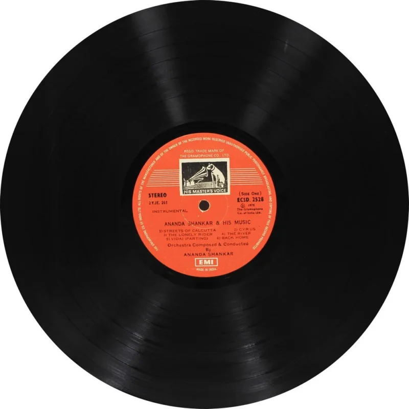 Ananda Shankar And His Music - ECSD 2528 - (85-90%) - CR - Indian Classical Instrumental LP Vinyl