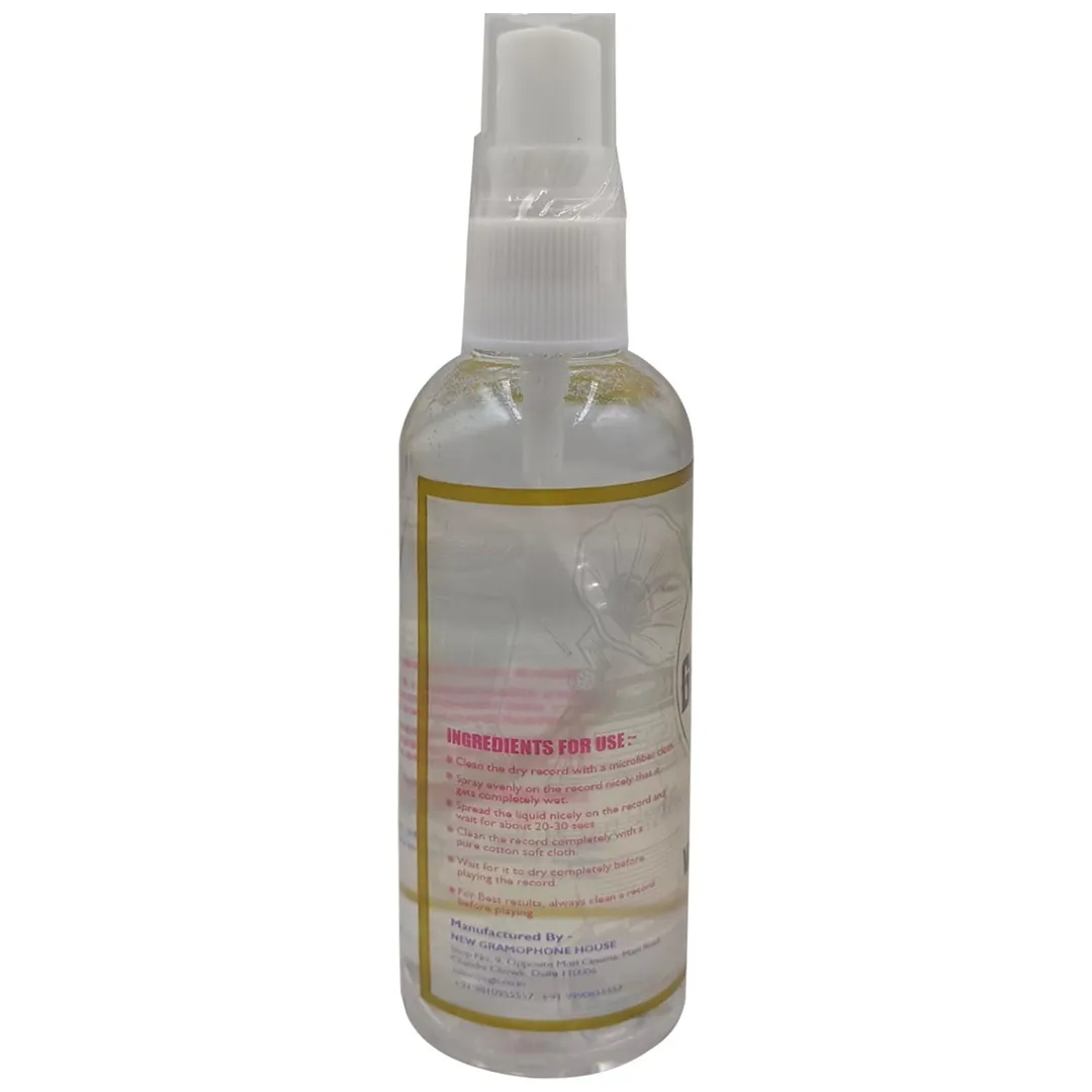 Gramophone Vinyl Record Cleaner Quick Dry (100ML) Gramophone Vinyl Record Cleaner Quick Dry (100ML)