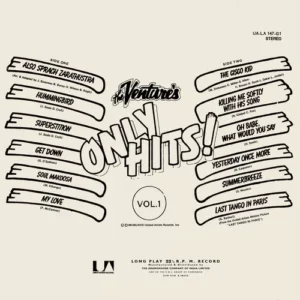 The Ventures - Only Hits Vol.1 - UA-LA147-G1 - (90-95%) - CR - English LP Vinyl