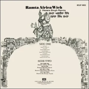 Hazara Singh Ramta - Ramta Africa Wich - ECLP 3052 - (85-90%) - CR - Punjabi Folk LP Vinyl