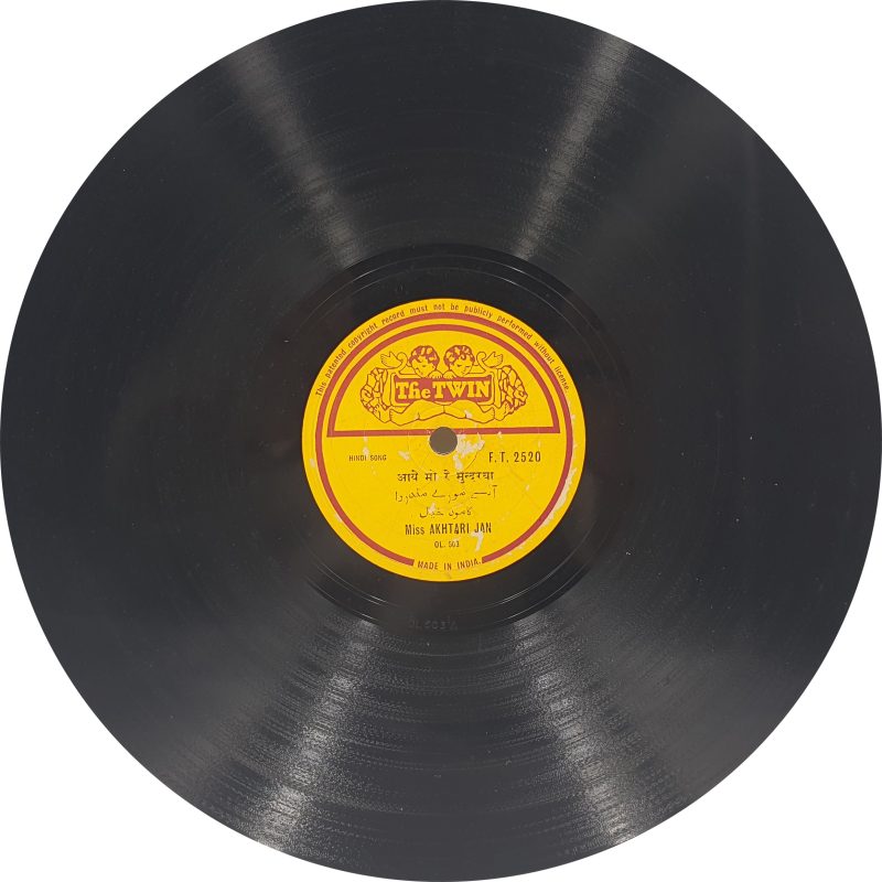 Akhtari Jan - F.T. 2520 - 78 RPM