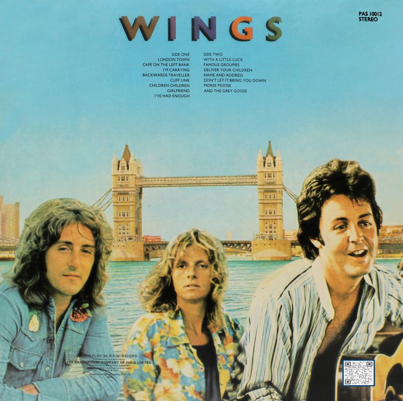 Wings - London Town - PAS 10012 - Cover Reprinted -  LP Record