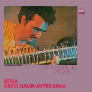 Abdul Halim Jaffer Khan ‎– Enchanting Sitar - ECSD 2809 - (Condition - 85-90%) – Cover Reprinted - Indian Classical Instrumental LP Vinyl Record
