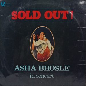 Asha Bhosle - In Concert - Sold Out - 01 0002 - (90-95%) - Film Hits LP Vinyl Record