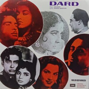 Dard - ECLP 5519 - (85-90%) - Cover Reprinted - Bollywood LP Vinyl