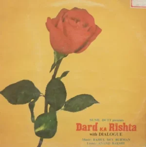 Dard Ka Rishta - ECLP 5870 - (80-85%) - Cover Book Fold - Bollywood LP Vinyl