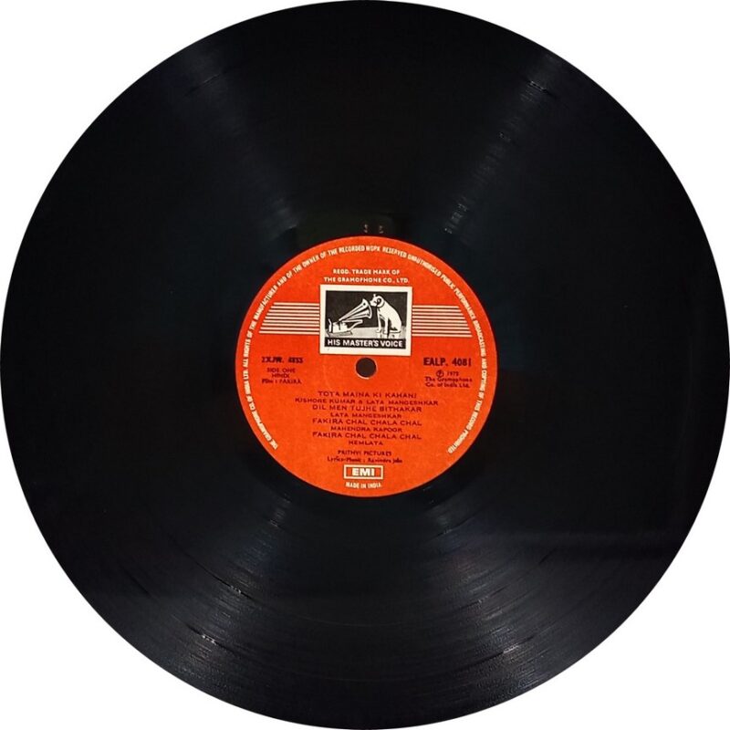 Fakira - EALP 4081 - (85-90%) - Bollywood LP Vinyl
