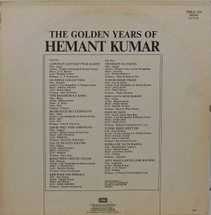 Hemant Kumar (The Golden Years Of) - PMLP 1024 - Film Hits LP Vinyl
