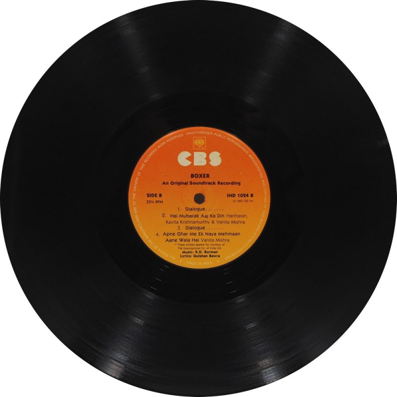 Boxer - IND 1024 - Bollywood LP Vinyl Record - 2