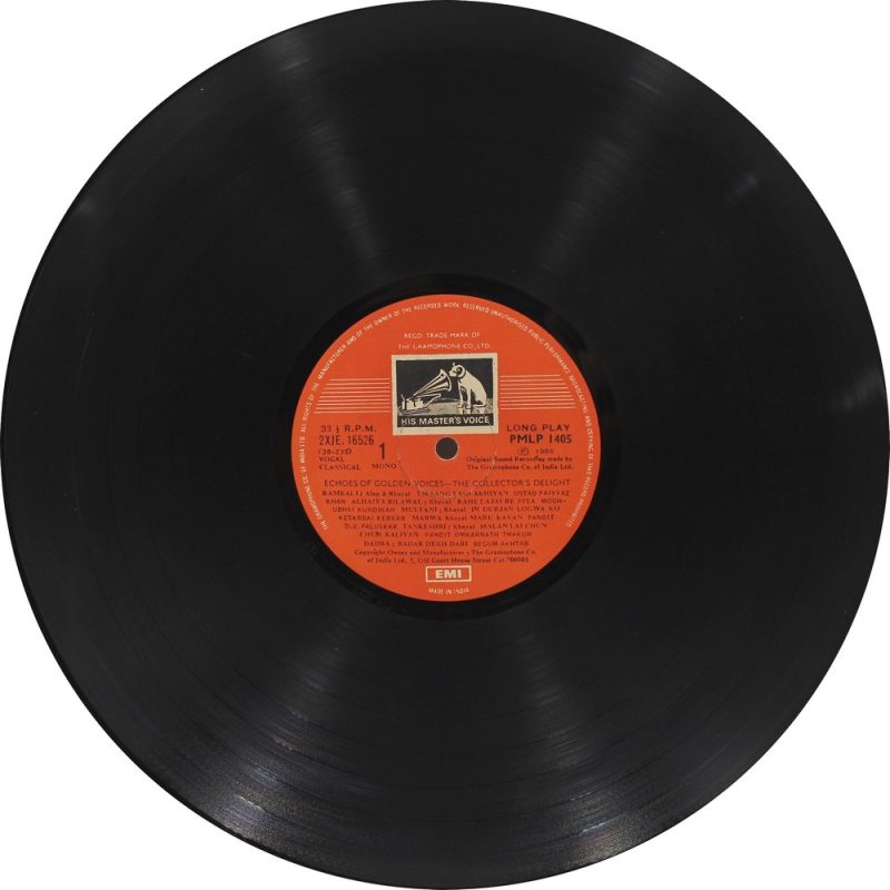 Echoes Of Golden Voices - PMLP 1405 CR Indian Classical Vocal LP Viny-2