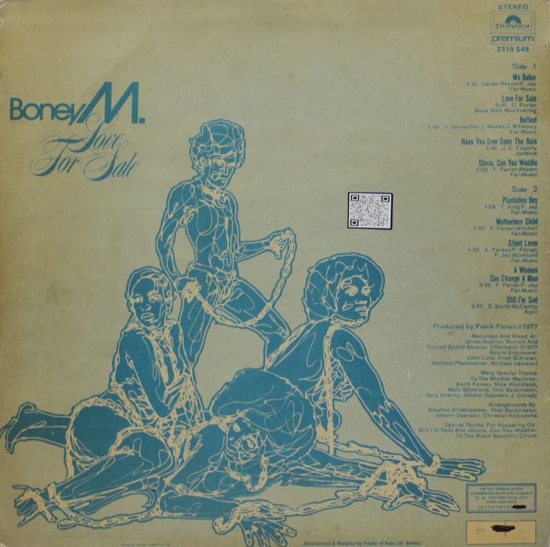 Boney M. - Love For Sale - 2310 548 - (90-95%) English LP Vinyl Record-1