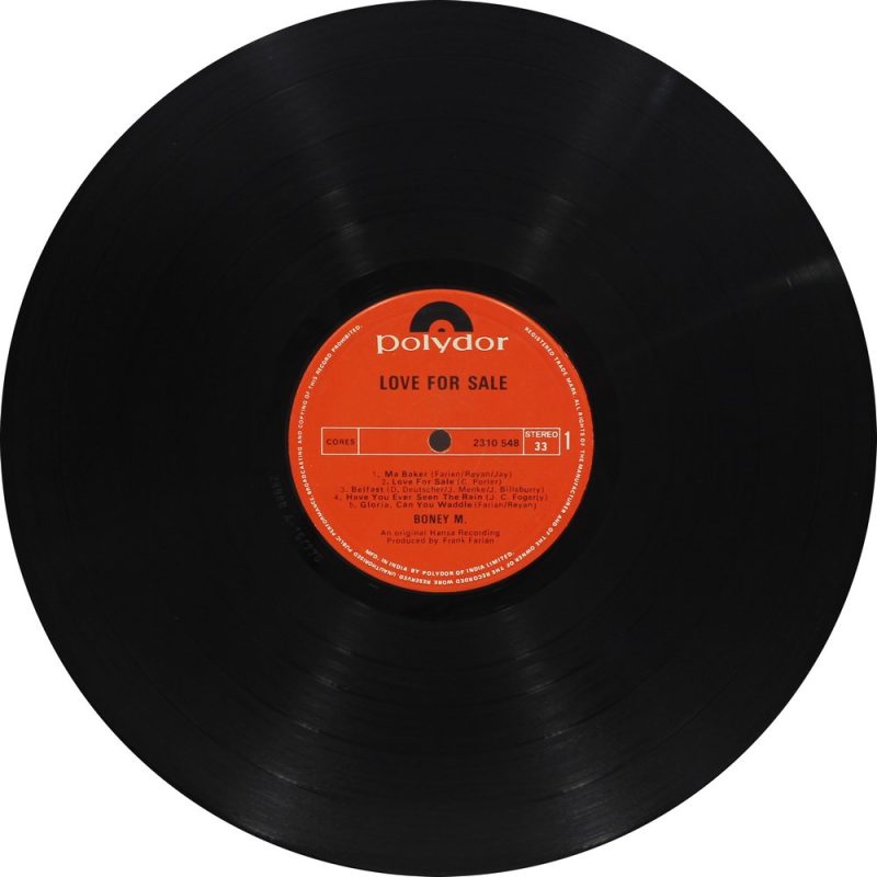 Boney M. - Love For Sale - 2310 548 - (90-95%) English LP Vinyl Record-3