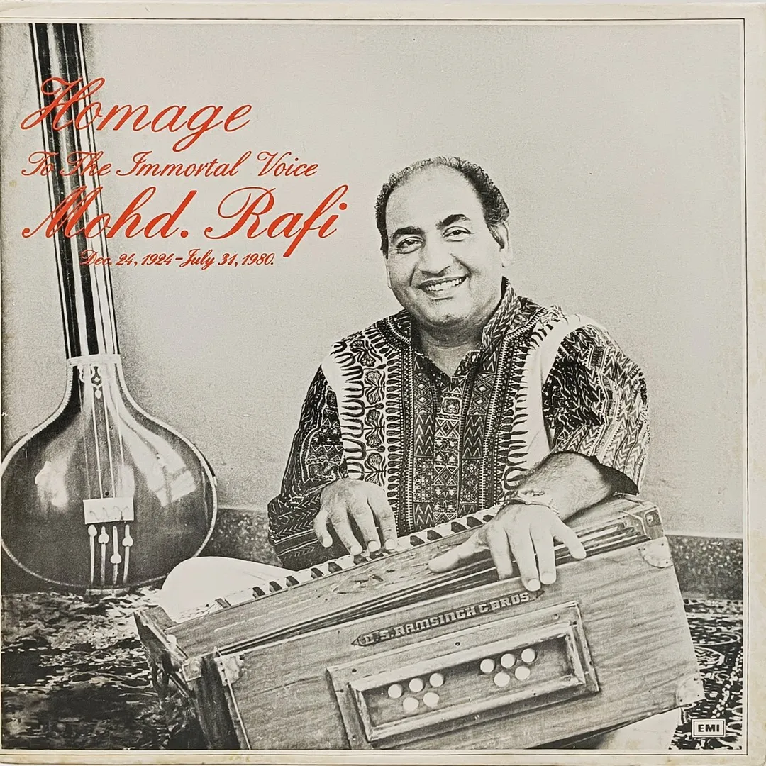 Mohd. Rafi - Homage To The Immortal Voice - ECLP 5701 - (90-95%) - Film Hits LP Record Mohd. Rafi - Homage To The Immortal Voice - ECLP 5701 - (90-95%) - Film Hits LP Record