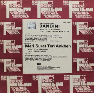 Bandini & Meri Surat - ECLP 5433 – (90-95%) Bollywood LP Vinyl Record-1