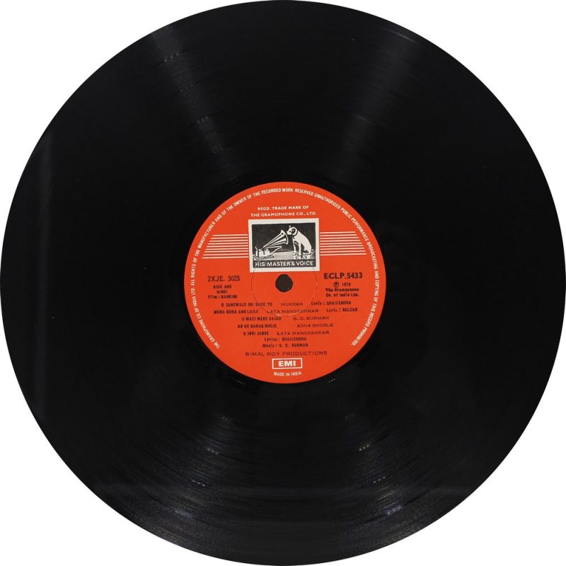 Bandini & Meri Surat - ECLP 5433 – (90-95%) Bollywood LP Vinyl Record-2