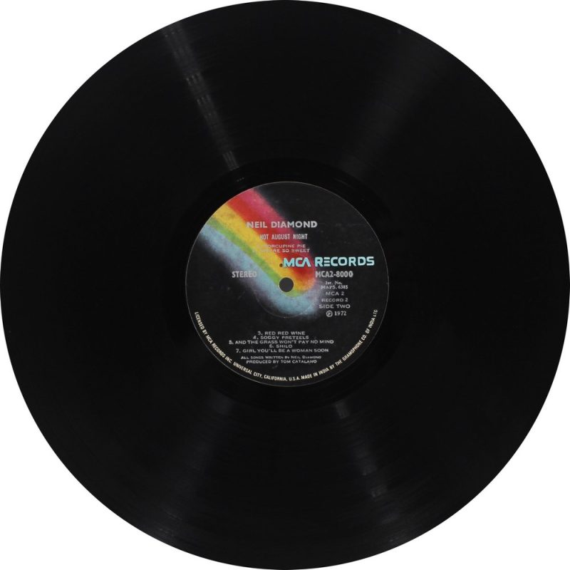 Neil Diamond - MCA 2 8000 - (90-95%) - CR 2LP Set English Vinyl Record-5