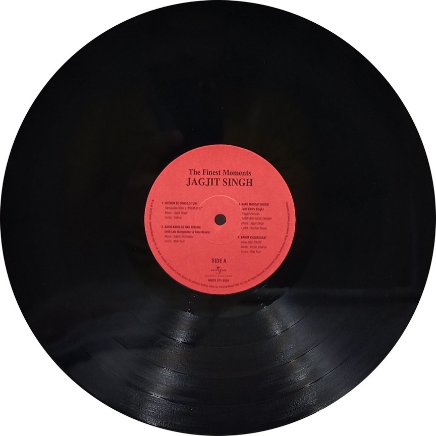 Jagjit Singh - The Finest Moments - 60253719259 - New Release Hindi LP Vinyl (3) Jagjit Singh - The Finest Moments - 60253719259 - New Release Hindi LP Vinyl