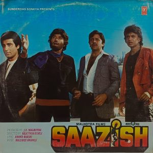 Saazish - SFLP 1275 - (Condition 85-90%) - Bollywood Vinyl LP Record