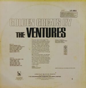 The Ventures (Golden Great) - LST 8053 - (80-85%) - Cover Colour Photostate - English Instrumental LP Vinyl