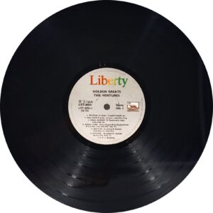 The Ventures (Golden Great) - LST 8053 - (80-85%) - Cover Colour Photostate - English Instrumental LP Vinyl