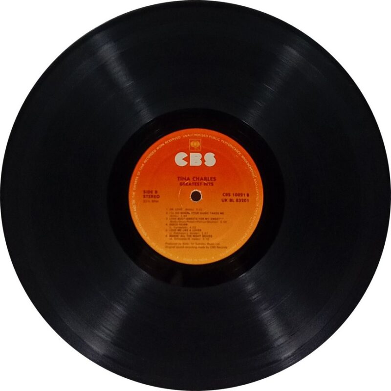 Tina Charles - Greatest Hits - CBS 10021 - (75-80%) - English LP Vinyl