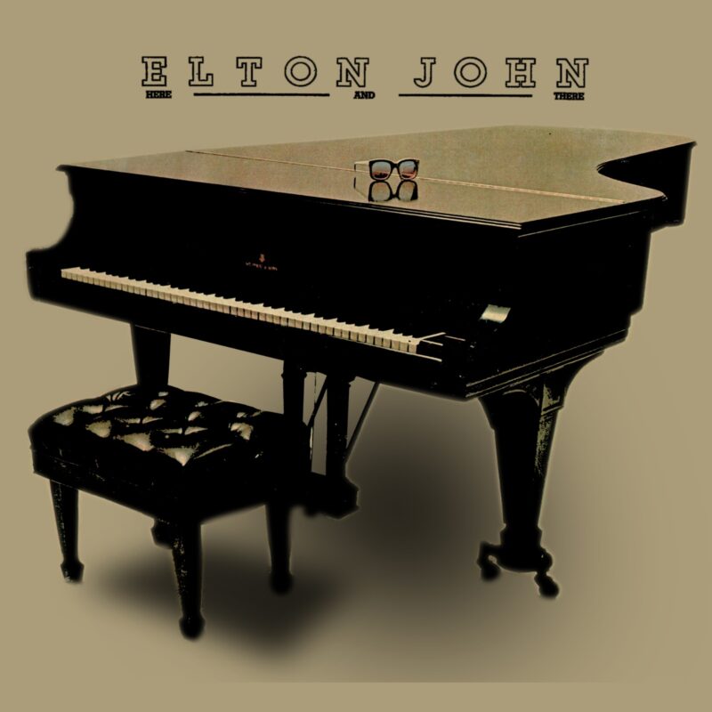 Elton John - Here And There - DJLPH 473 - (90-95%) - CR - English LP Vinyl