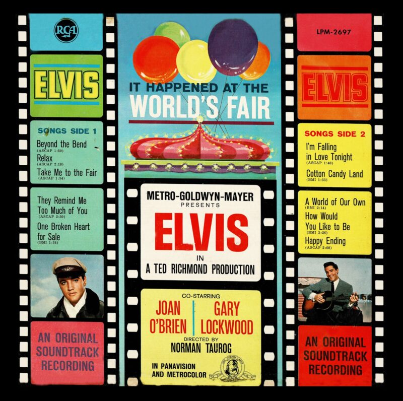 Elvis Presley ‎- It Happened At The World's Fair - LPM 2697 - (85-90%) - CR - English LP Vinyl