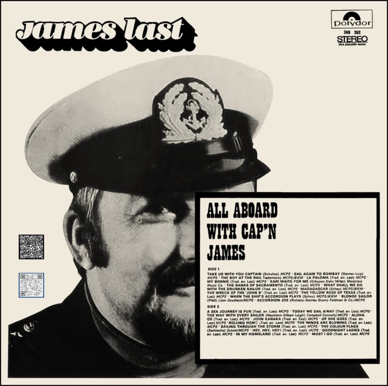 James Last - All Aboard With Cap'N James - 249 252 - (85-90%) - CR - English LP Vinyl