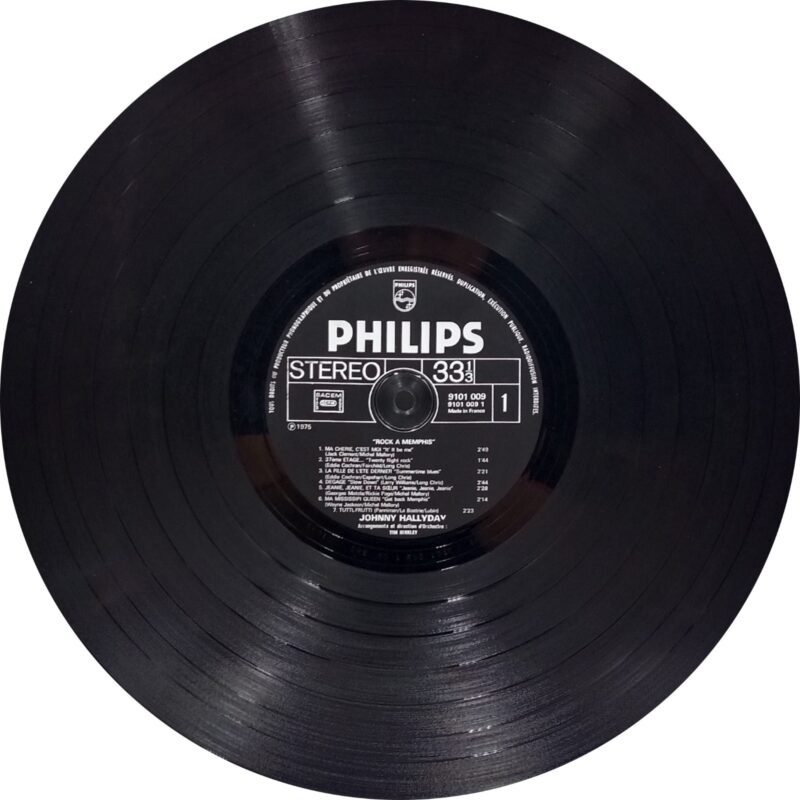 Johnny Hallyday - Rock A Memphis - 9101 009 - (85-90%) - English Song Vinyl LP Record
