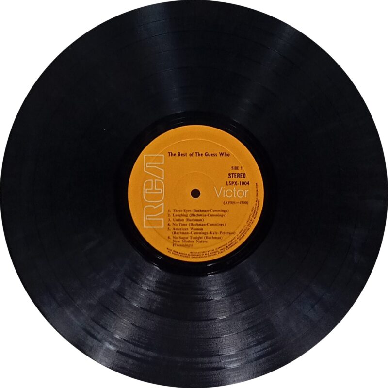 The Best Of The Guess Who - LSPX 1004 - (85-90%) - English LP Vinyl