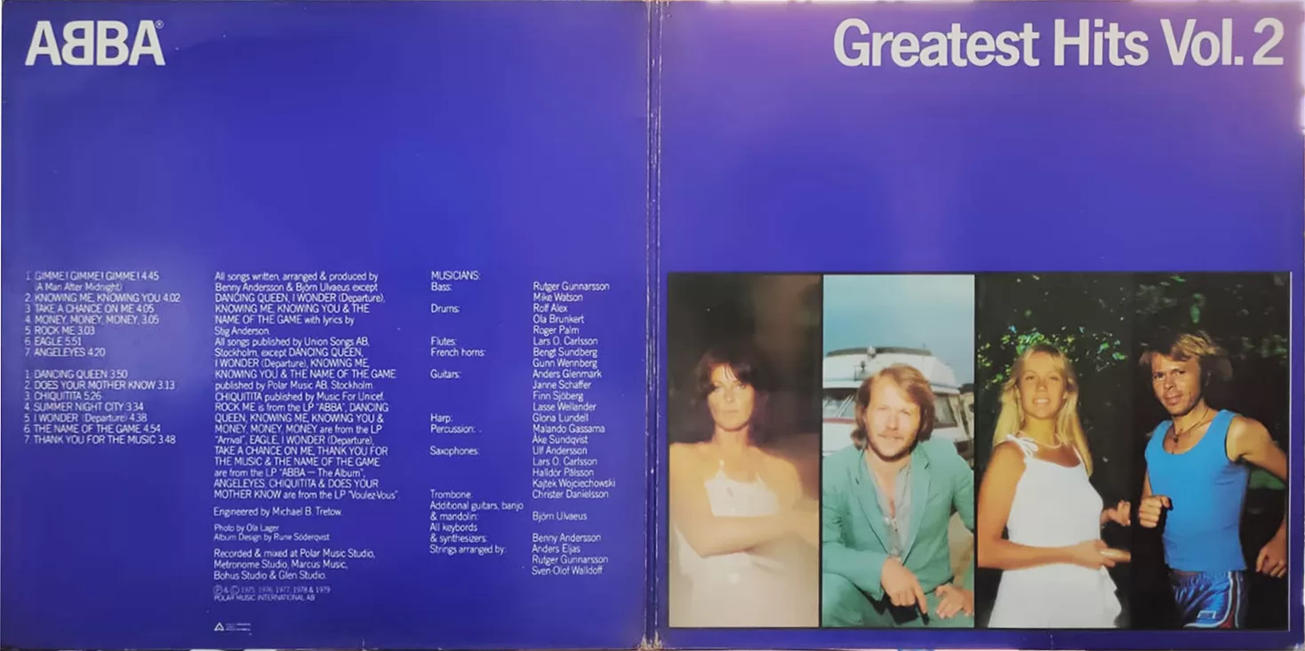 Abba - Greatest Hits Vol.2 - VG 508580 - (Condition 80-85