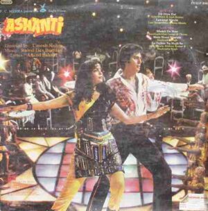 Ashanti - PEALP 2062 - (85-90%) - Cover Book Fold - Bollywood LP Vinyl