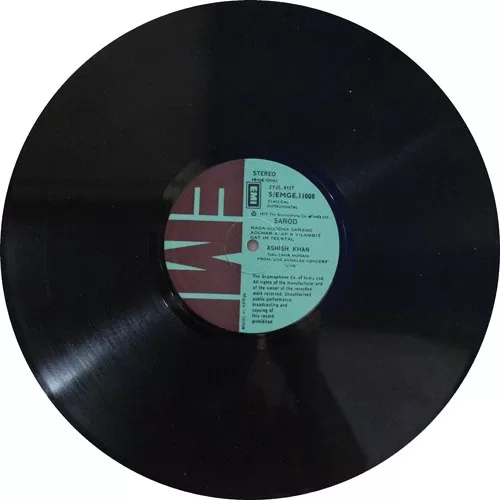 Ashish Khan - Concert Live at Los Angeles - S/EMGE 11008 - (Condition - 90-95%) - Indian Classical Instrumental LP Vinyl Record Ashish Khan - Concert Live at Los Angeles - S/EMGE 11008 - (Condition - 90-95%) - Indian Classical Instrumental LP Vinyl Record