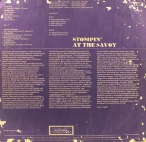 Benny Goodman Septet - Stompin' At The Savoy - 6433 551 - (90-95%) - English LP Vinyl