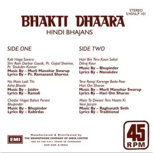 Bhakti Dhaara - Hindi Bhajans - S/45NLP 101