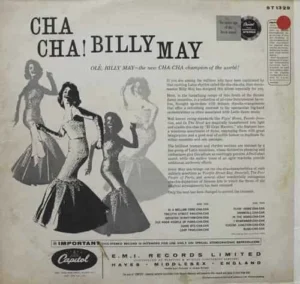 Billy May - Cha Cha! - ST 1329 - (75-80%)- English Songs LP Vinyl Record