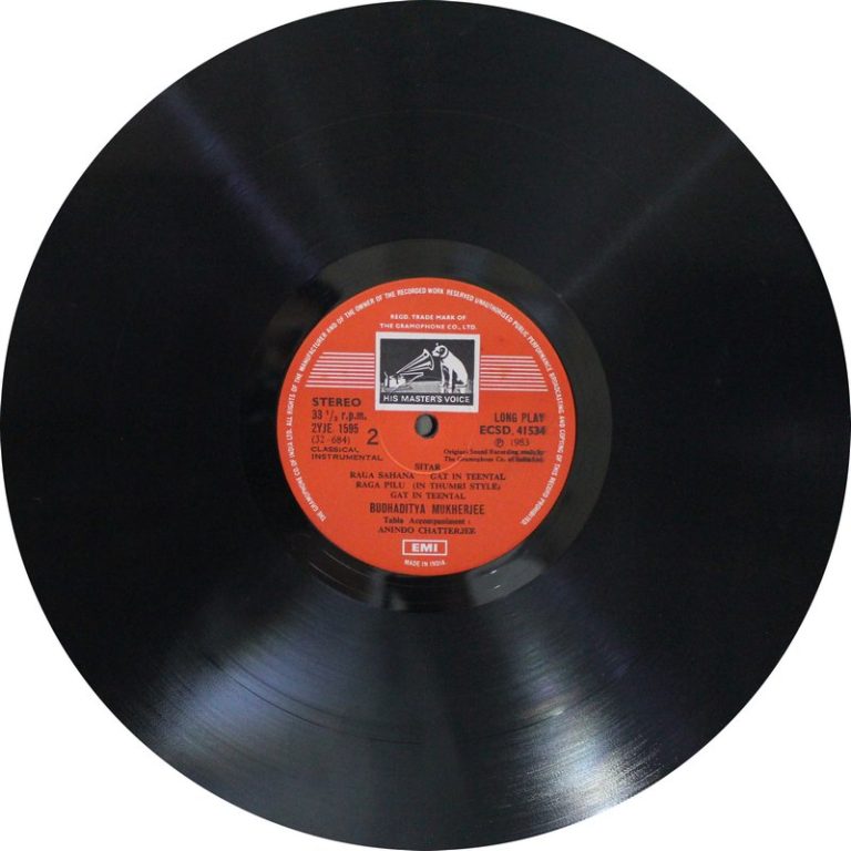 Budhaditya Mukherjee - Sitar - ECSD 41534 - Indian Classical Instrumental LP Vinyl Record Budhaditya Mukherjee - Sitar - ECSD 41534 - Indian Classical Instrumental LP Vinyl Record