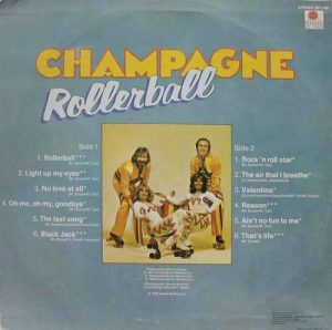 Champagne - Rollerball - 201 196 - English LP Vinyl Record - 1