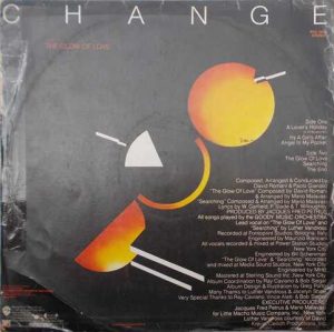 Change - The Glow Of Love - RFC 3438 - English LP Vinyl Record - 1