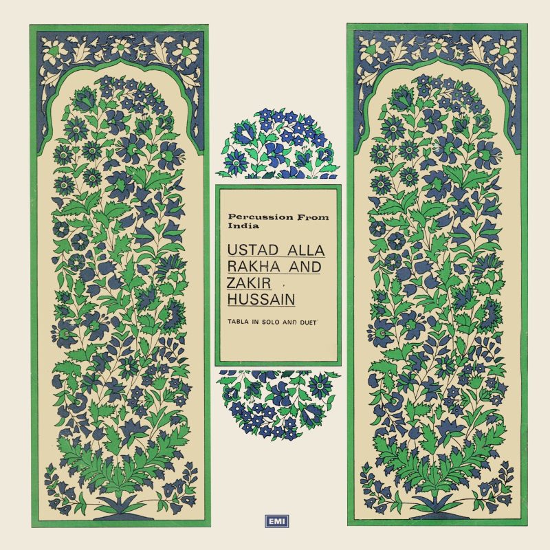 Alla Rakha - And Zakir Hussain - (Tabla In Solo And Duet) - ECSD 2715 - Cover Reprinted - LP Record  