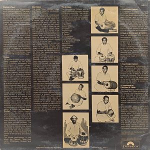 Allah Rakha - Indian Drums - 2480 117 - (90-95%) - Indian Classical Instrumental LP Vinyl Record