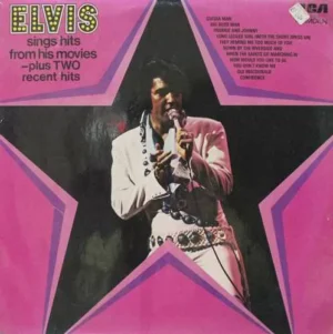 Elvis Presley - Elvis Sings Hits From His Movies - CDS 1110 (Condition 80-85%) - English Song LP Vinyl Record