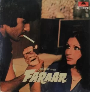 Faraar - 2392 076 - (80-85%) - Cover Good Condition - Bollywood LP Vinyl