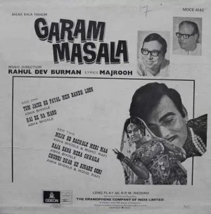 Garam Masala - MOCE 4142 - (Condition - 70-75%) - Odeon First Pressing - LP Record