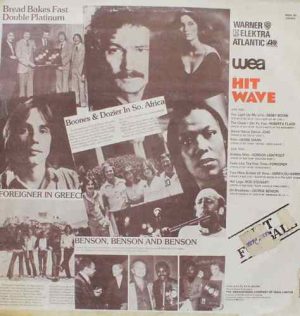 Hits Wave - Wea - Wea 01 - English LP Vinyl Record - 1